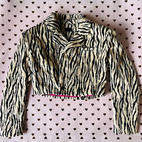 MOTHER the blaze of glory faux fur blazer NWOT - Picture 2 of 6
